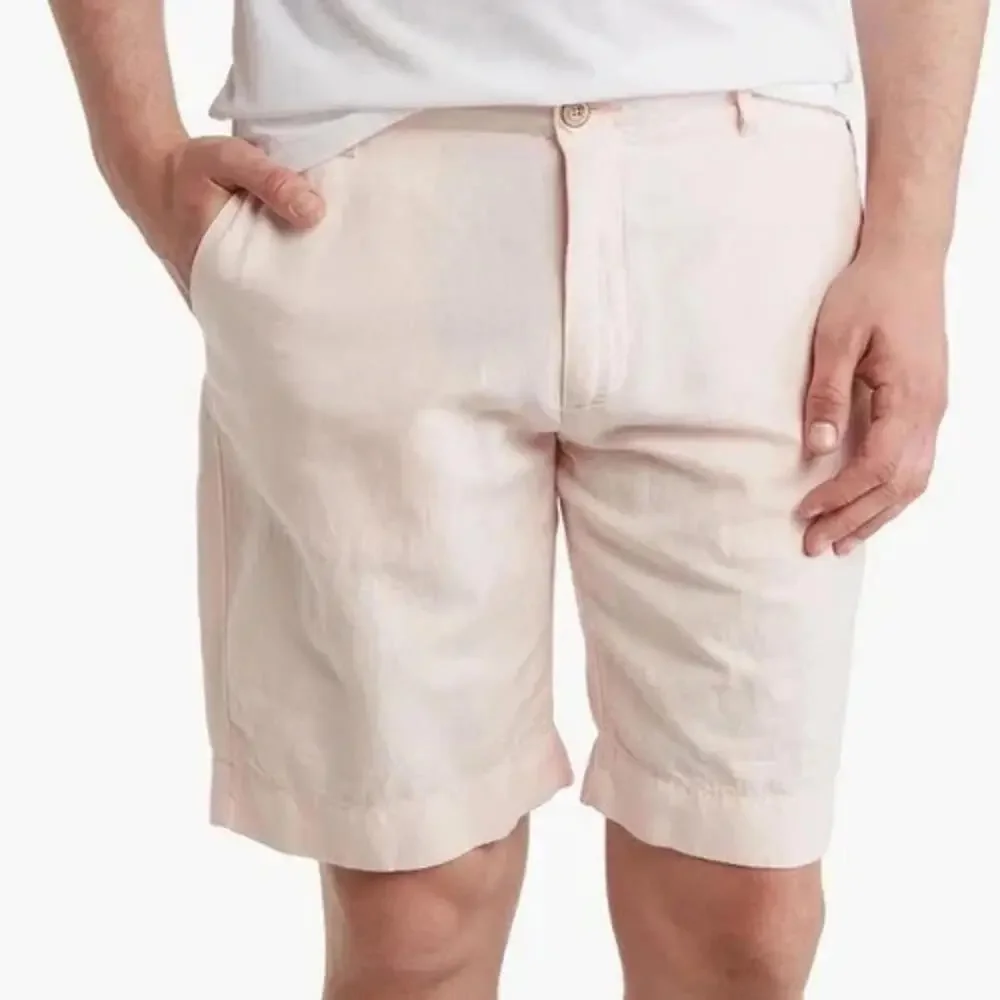 Faherty Shorts Mens 42 Linen Blend Chino Casual 9